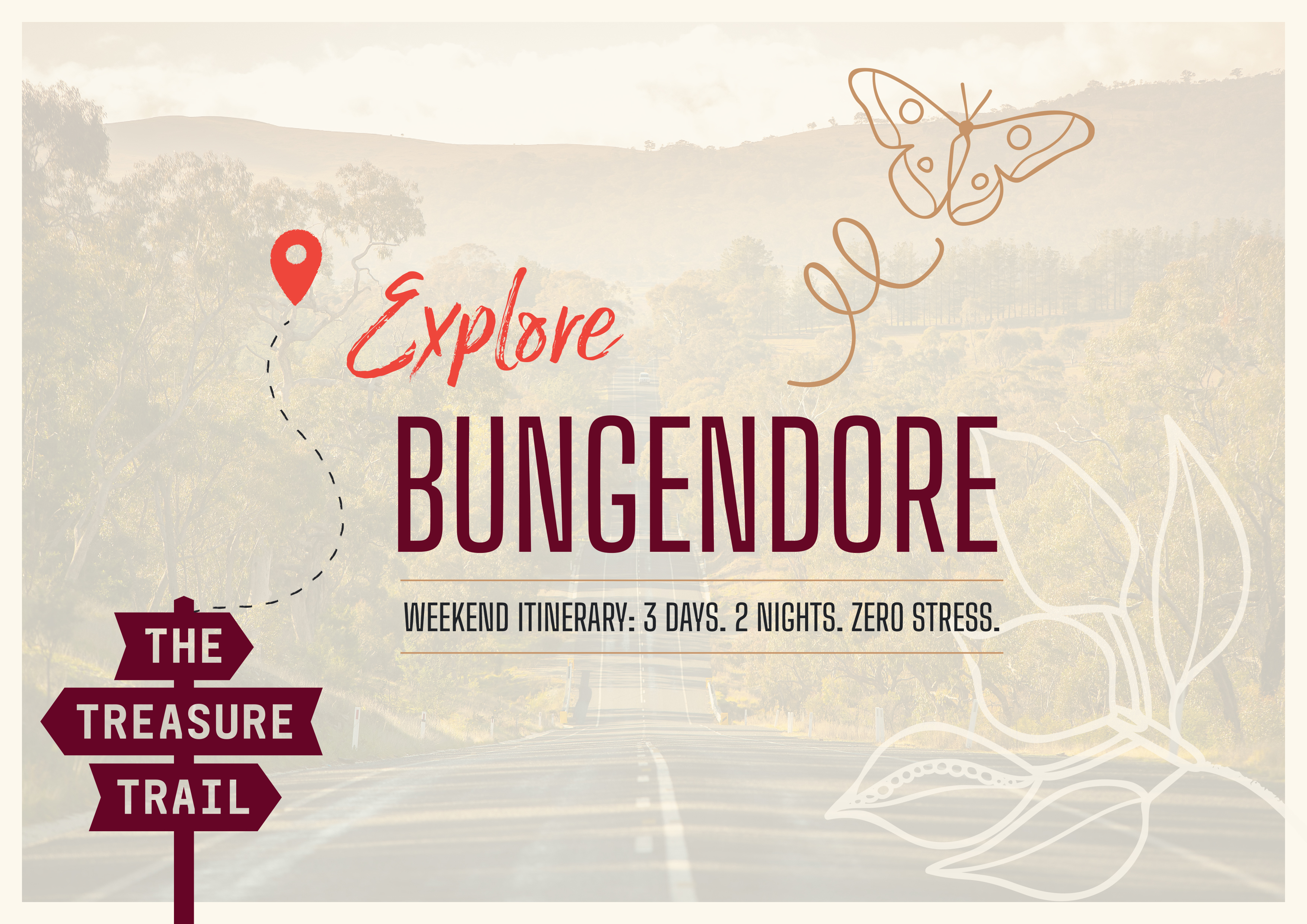 Cover Page of Itinerary for Bungendore Top Tourism Town Submission